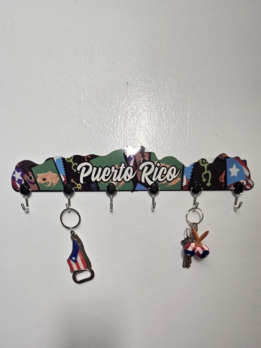 Puerto Rico Colorful Wall Hook Rack - Picture 5 of 11